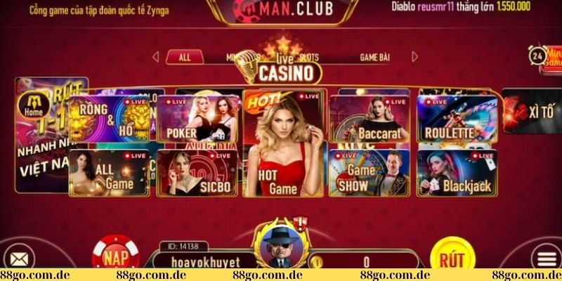 Game ManClub – Người anh em đồng hành không thể thiếu cho game thủ 1 Ưu điểm làm nên tên tuổi của Man Club